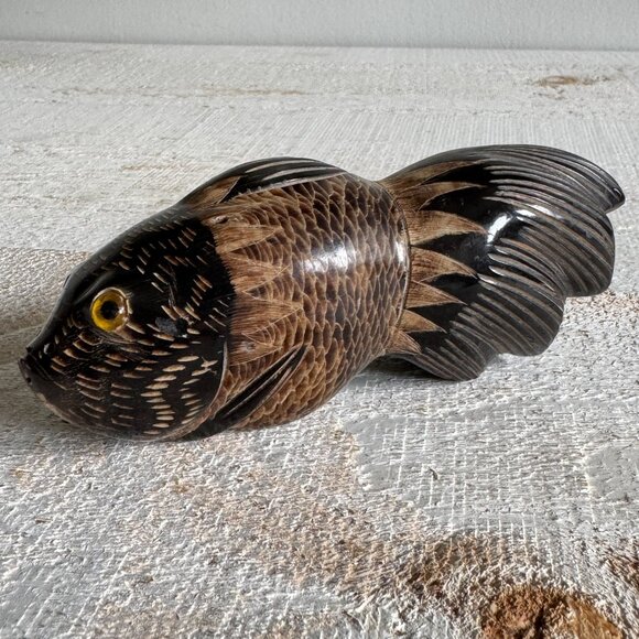 Carved Fish Decor - Made in Thailand - Picture 8 of 10